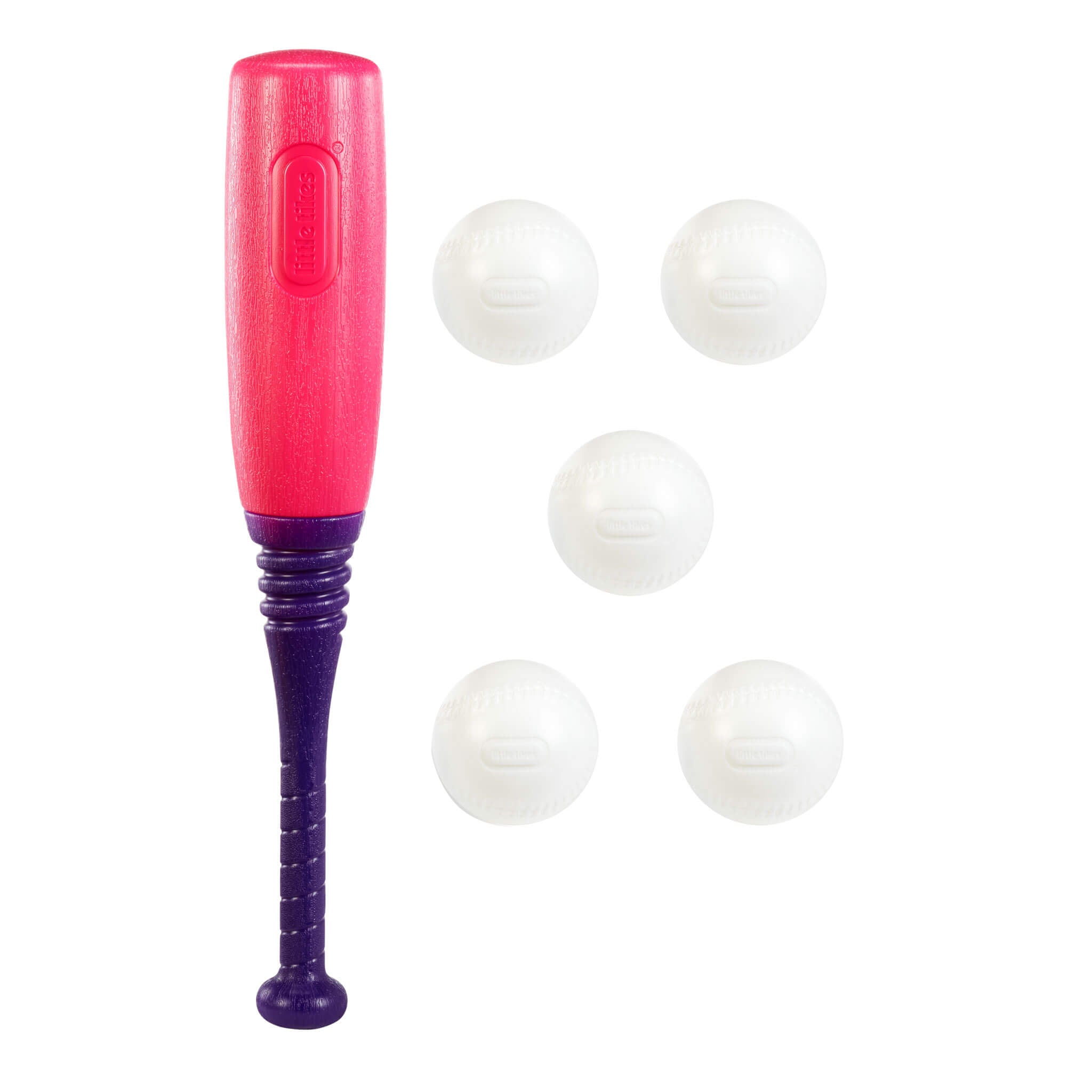 Little Tikes TotSports? T-Ball Set with 5 Balls - Pink - Image 4