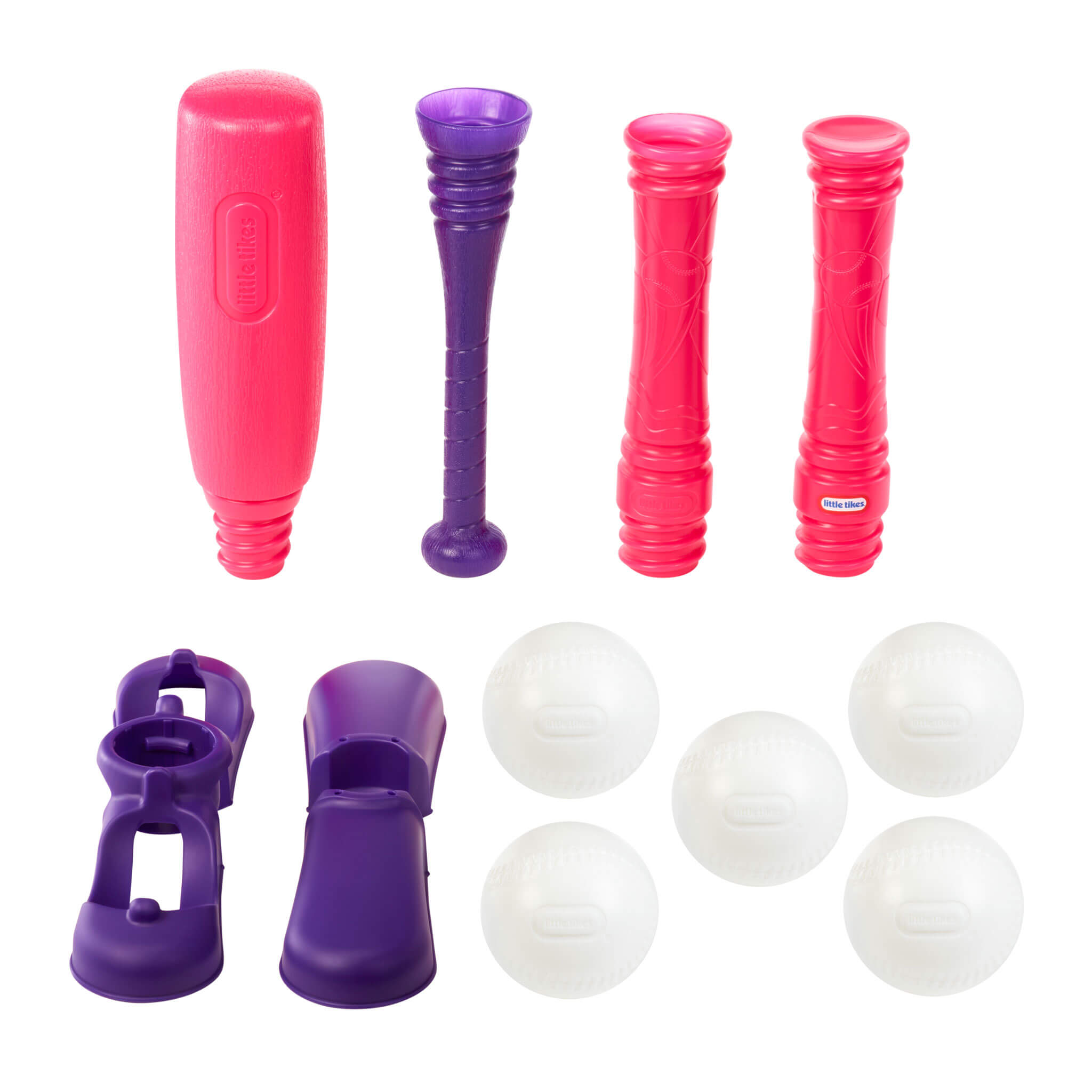 Little Tikes TotSports? T-Ball Set with 5 Balls - Pink - Image 5