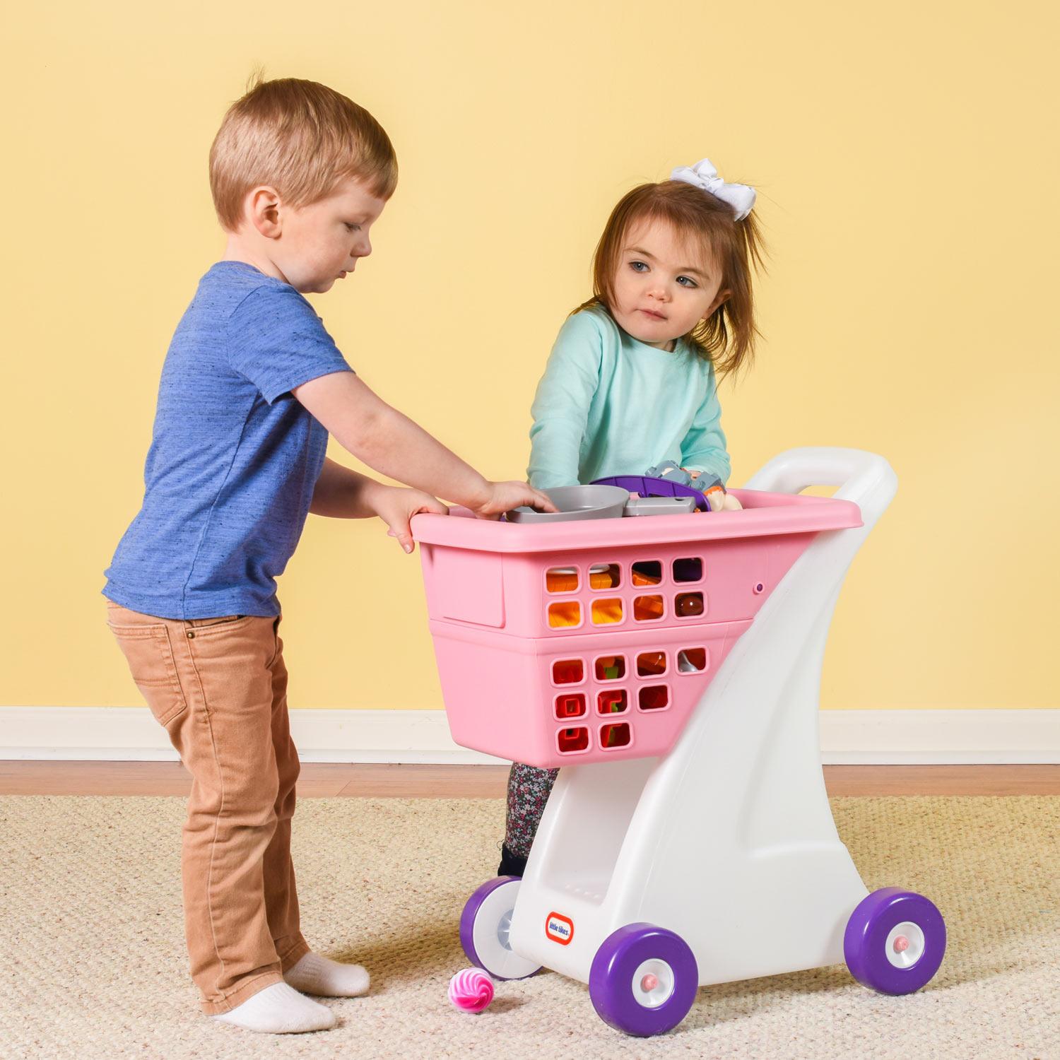 Little Tikes Shopping Cart - Pink - Image 3