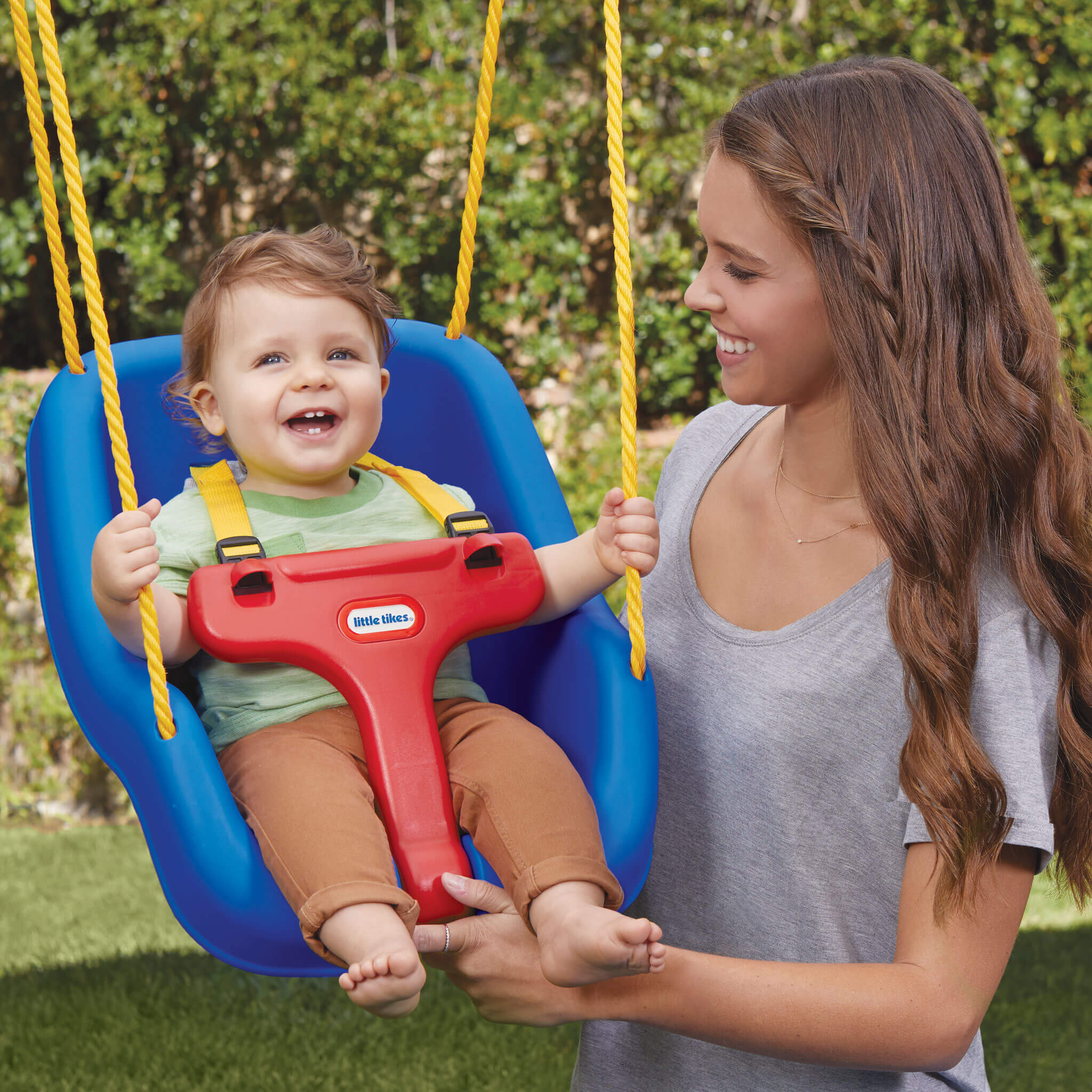 Little Tikes 2-in-1 Snug 'n Secure? Swing - Blue - Image 2