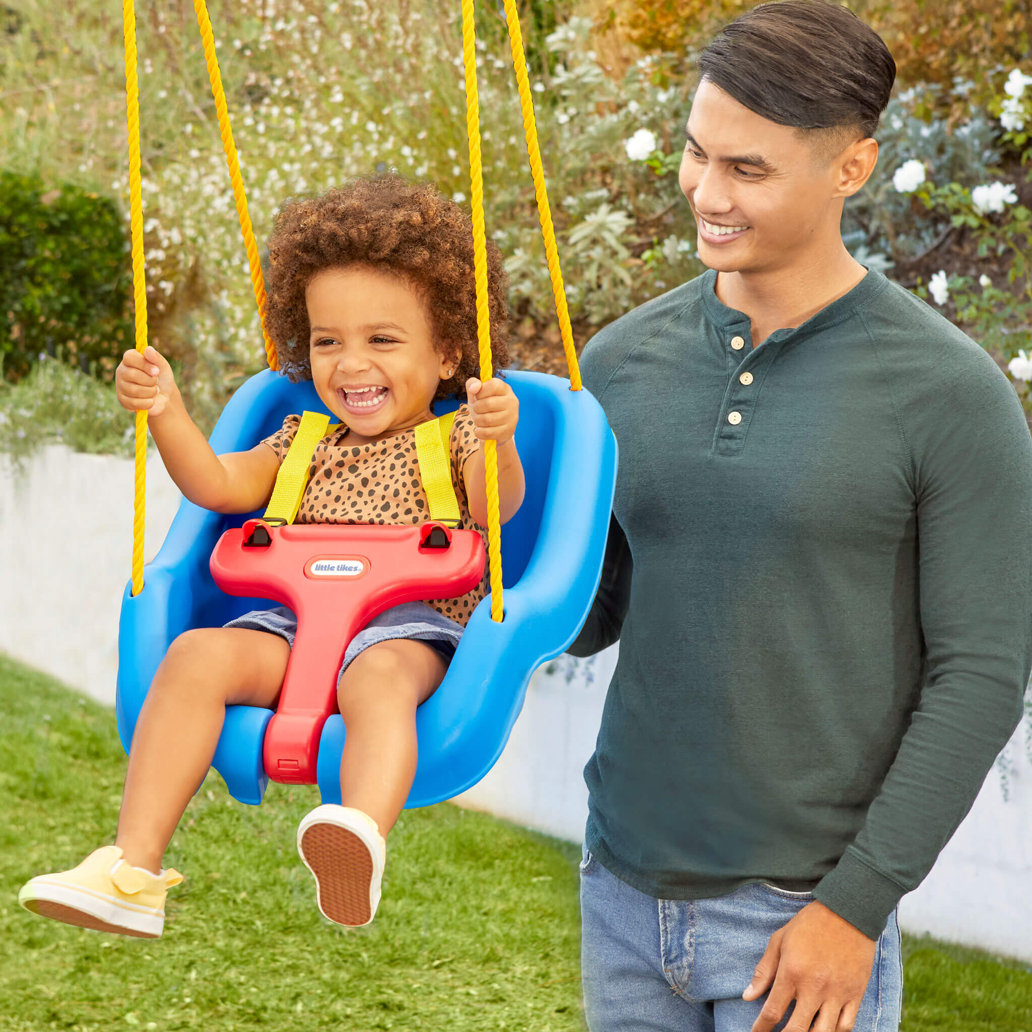 Little Tikes 2-in-1 Snug 'n Secure? Swing - Blue - Image 3