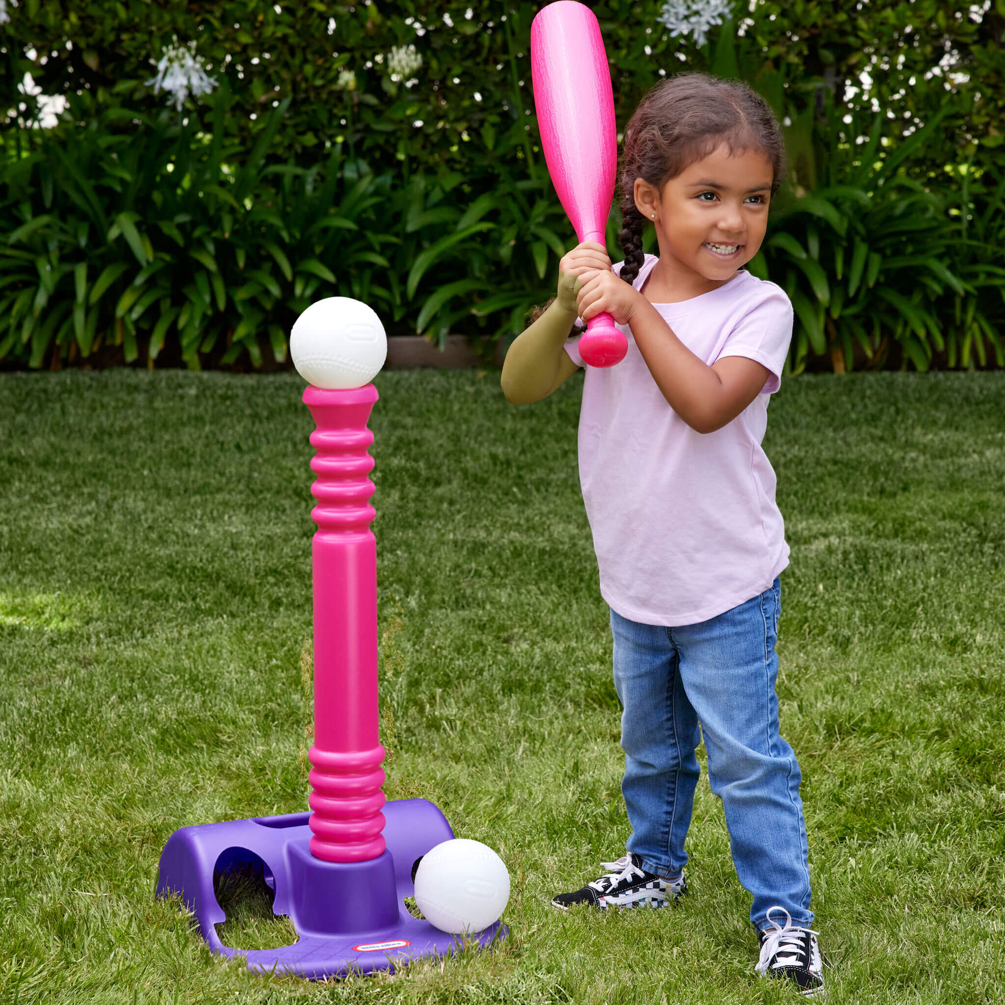 Little Tikes TotSports? T-Ball Set - Purple and Pink - Image 2