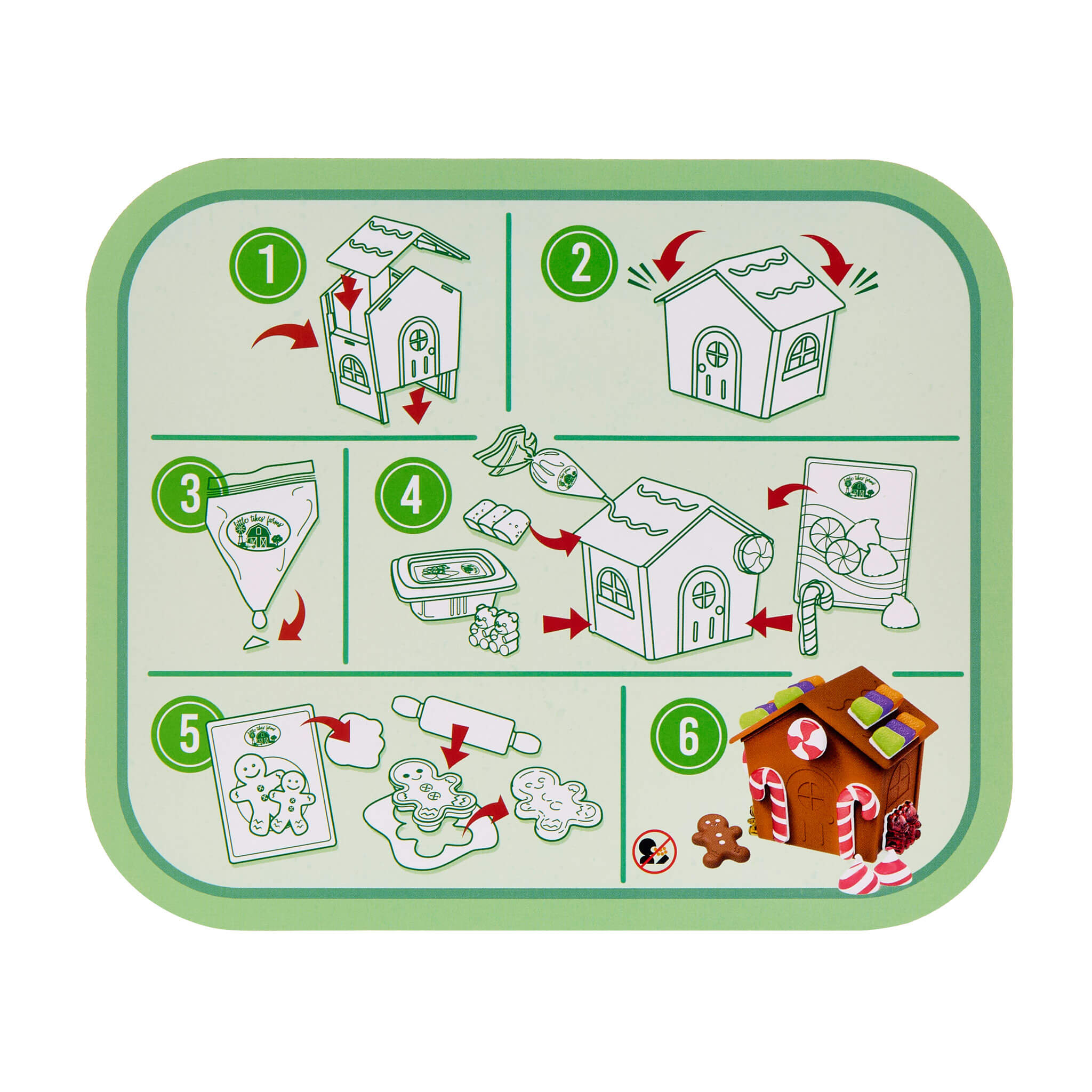 Little Tikes Creative Chefs? Gingerbread House Kit - Image 8