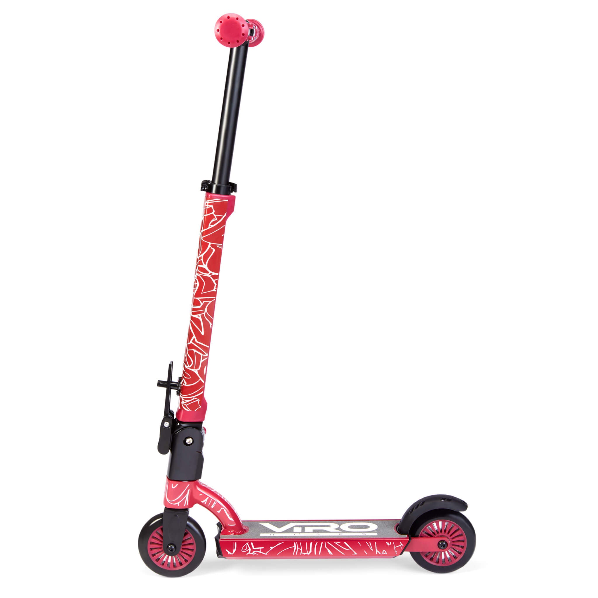 Little Tikes Viro Rides Compact Scooter Black and Red - Image 3