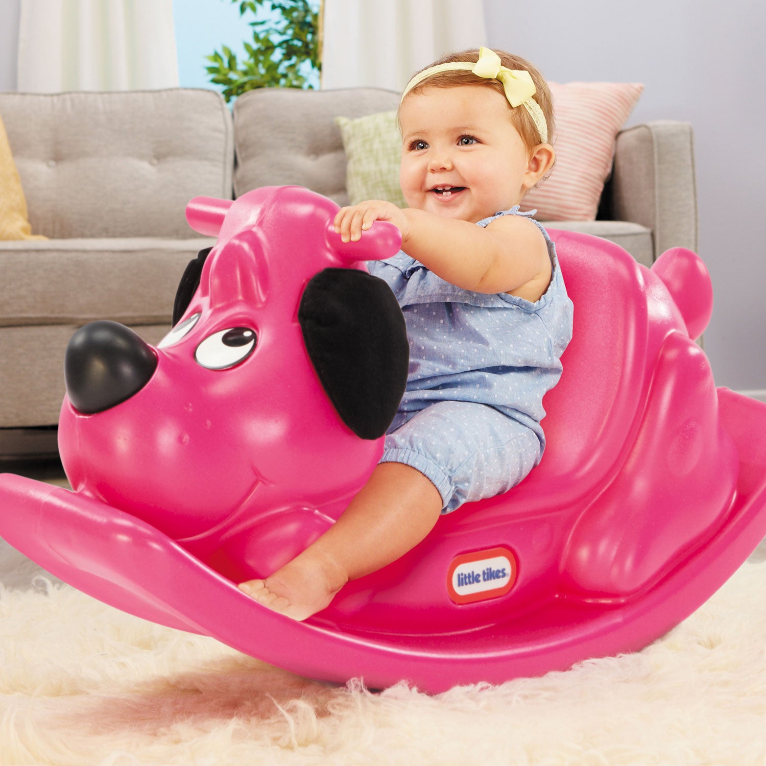 Little Tikes Rockin' Puppy-Magenta - Image 2